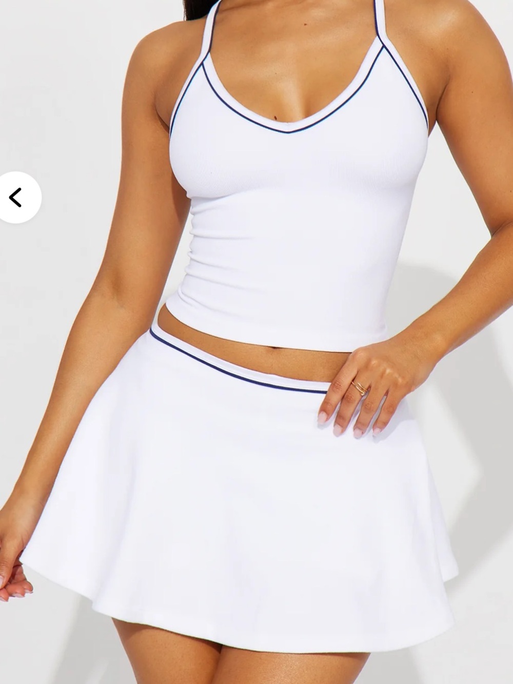 Active USA Top and Skirt Set